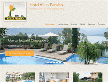 Tablet Screenshot of hotelvillasparaiso.com.mx